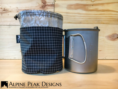 Stuff Sack for Snow Peak Trek 700 Titanium Pot. (Pot is not included).
