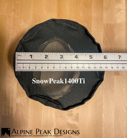 Stuff Sack for Snow Peak Trek 1400 Titanium Pot. (Pot is not included).