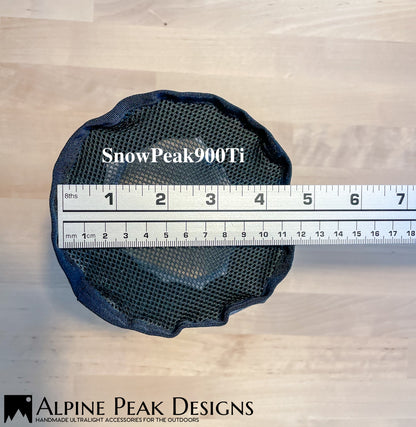 Stuff Sack for Snow Peak Trek 900 Titanium Pot. (Pot is not included).